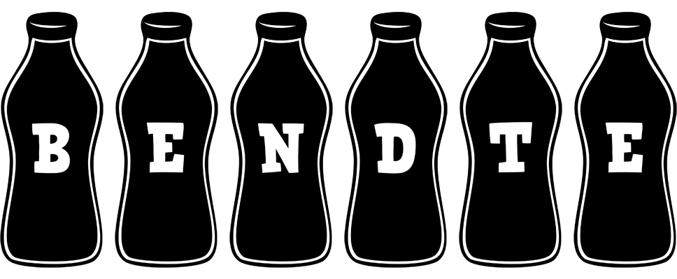 Bendte bottle logo