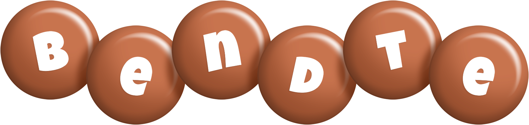 Bendte candy-brown logo