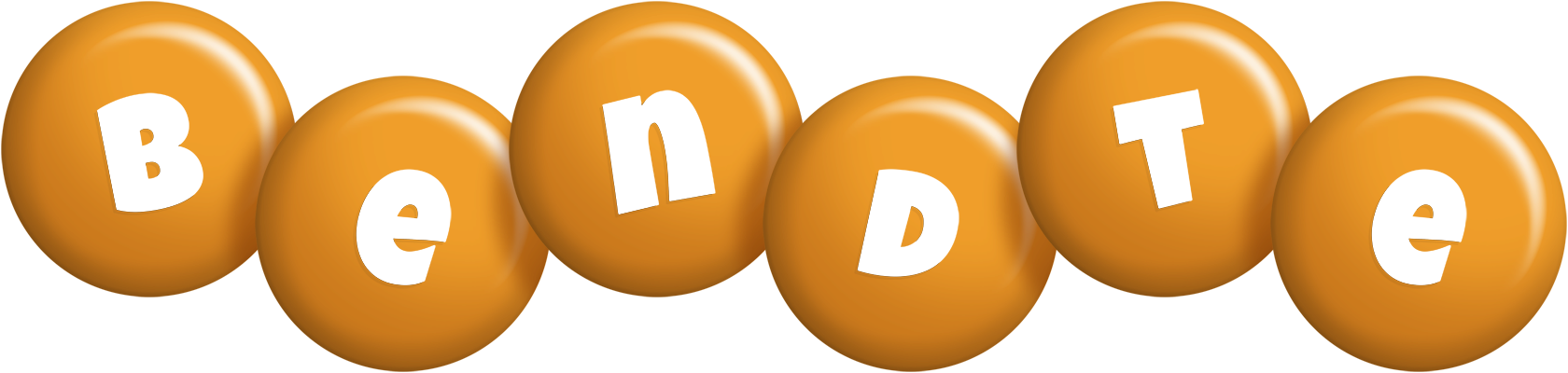 Bendte candy-orange logo