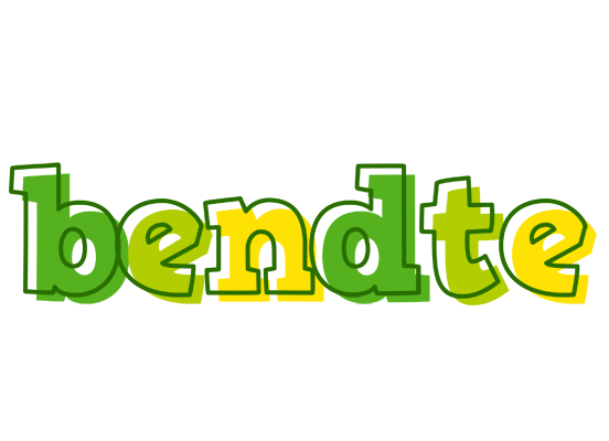 Bendte juice logo
