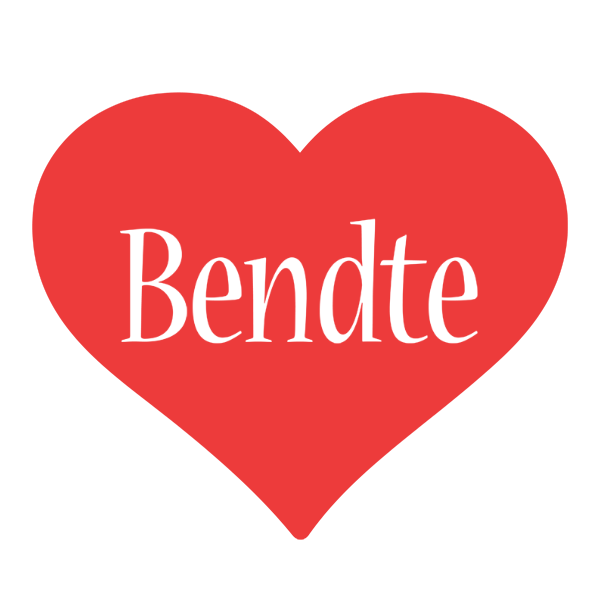 Bendte love logo