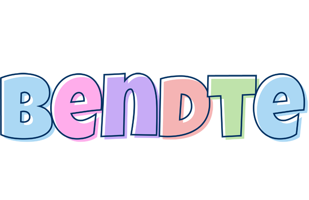Bendte pastel logo