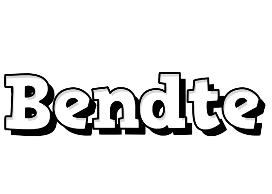 Bendte snowing logo