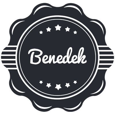 Benedek badge logo