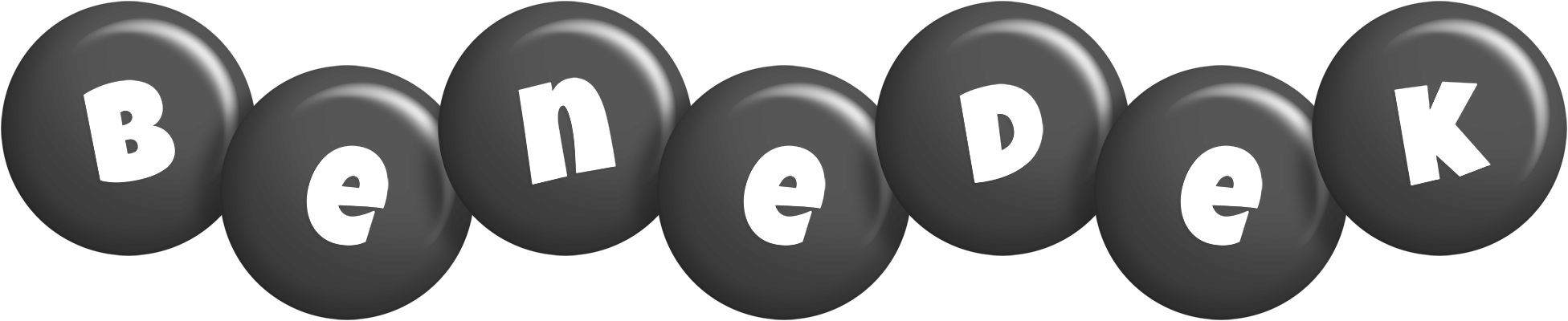 Benedek candy-black logo