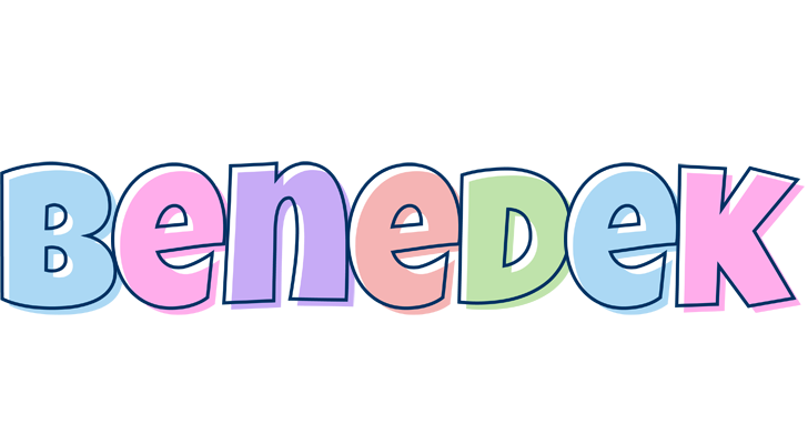 Benedek pastel logo