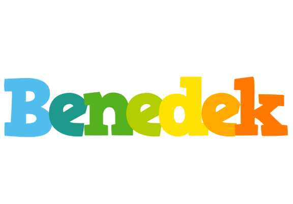 Benedek rainbows logo