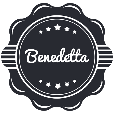 Benedetta badge logo