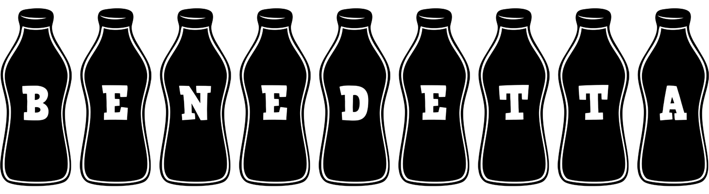 Benedetta bottle logo