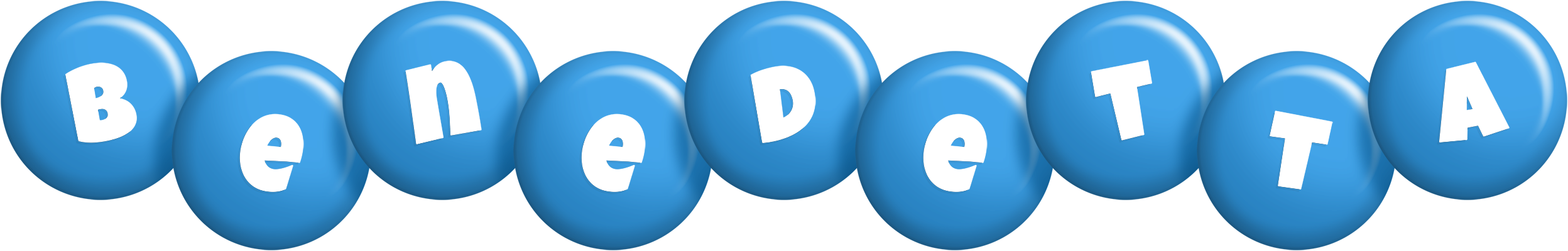Benedetta candy-blue logo