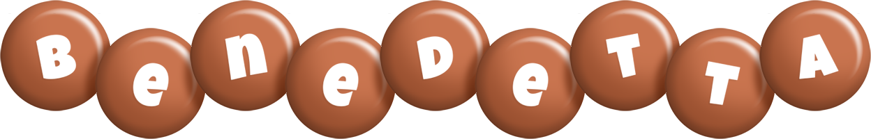 Benedetta candy-brown logo