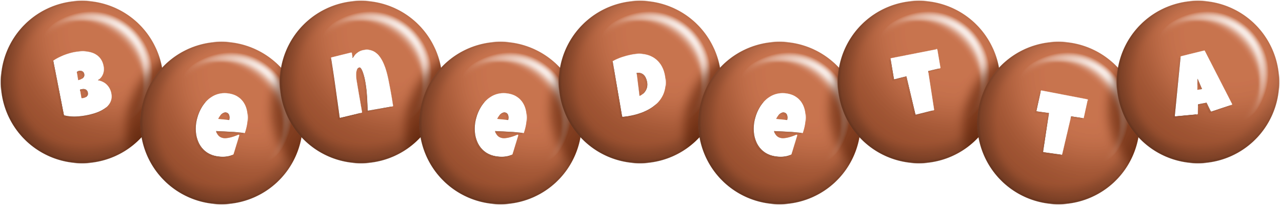 Benedetta candy-brown logo