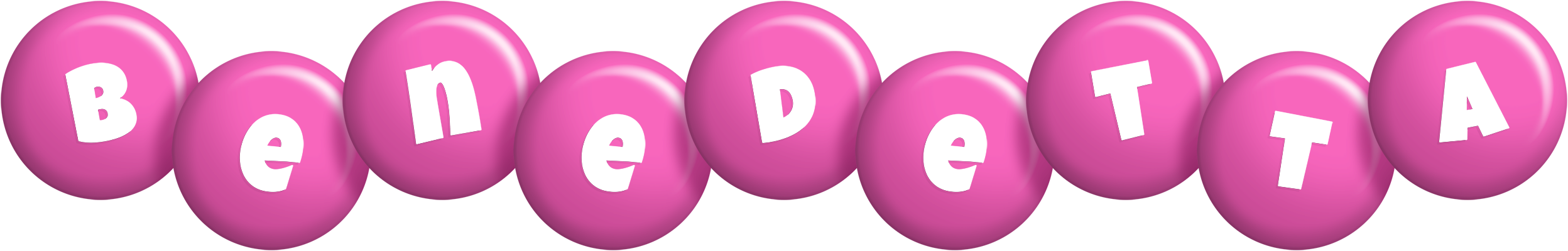 Benedetta candy-pink logo