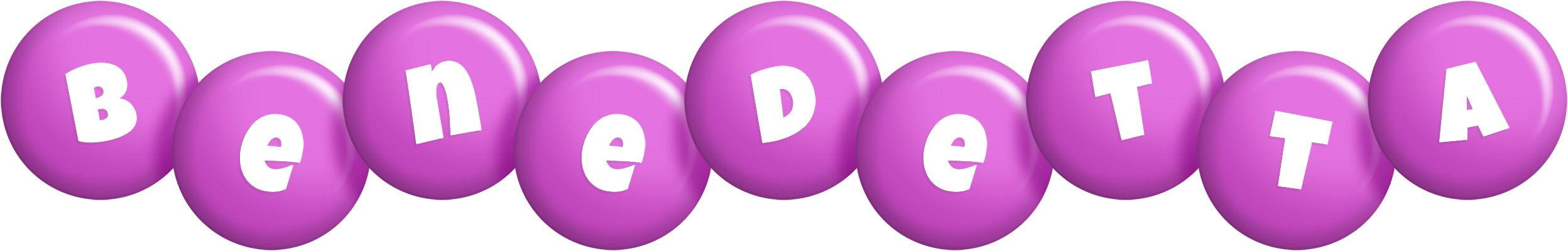 Benedetta candy-purple logo