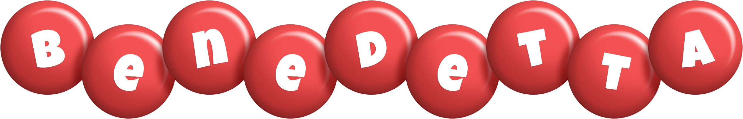 Benedetta candy-red logo