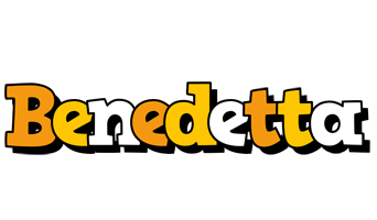 Benedetta cartoon logo