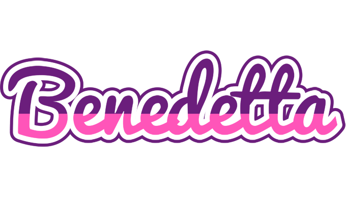 Benedetta cheerful logo