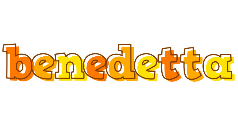 Benedetta desert logo