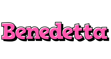 Benedetta girlish logo