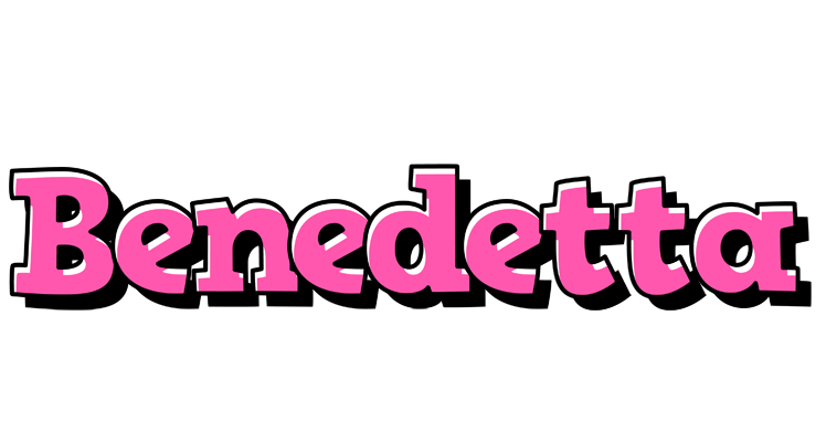 Benedetta girlish logo