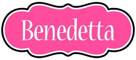 Benedetta invitation logo