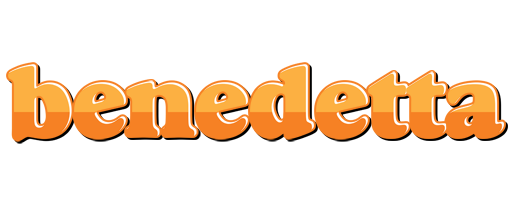 Benedetta orange logo