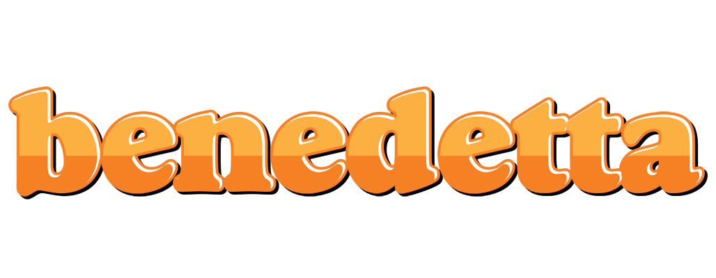 Benedetta orange logo