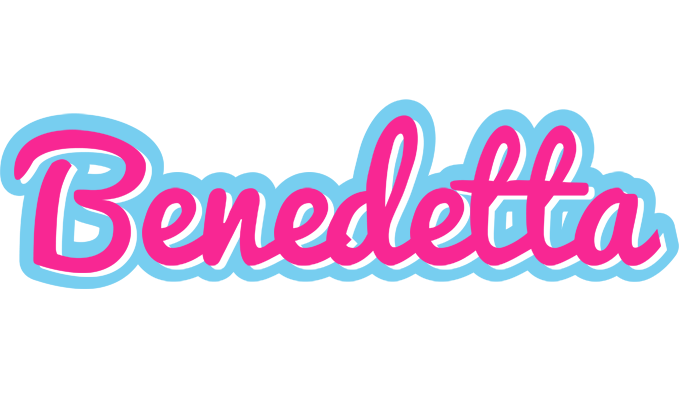 Benedetta popstar logo