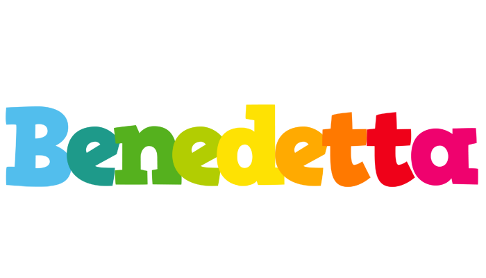 Benedetta rainbows logo