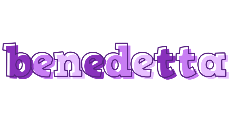 Benedetta sensual logo