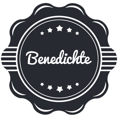 Benedichte badge logo
