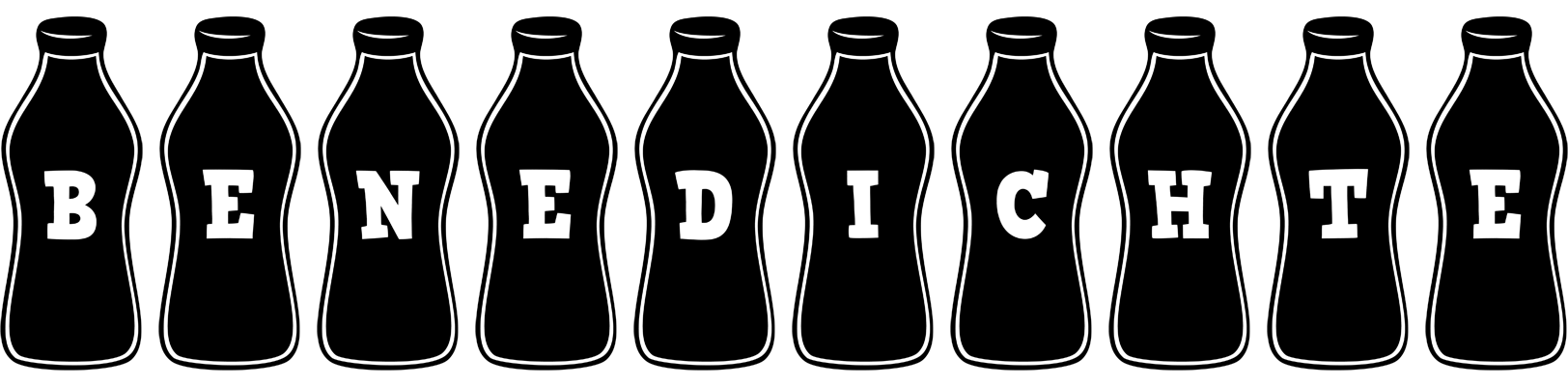 Benedichte bottle logo