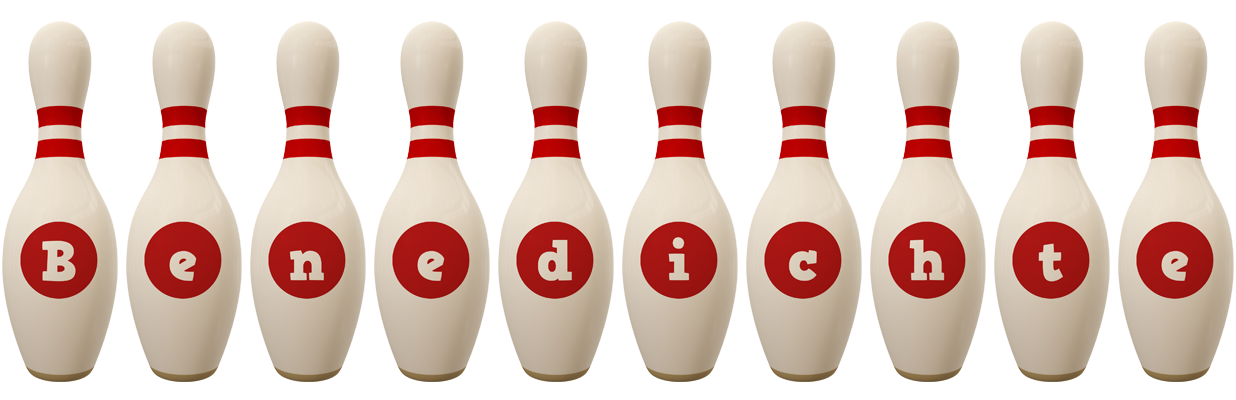 Benedichte bowling-pin logo