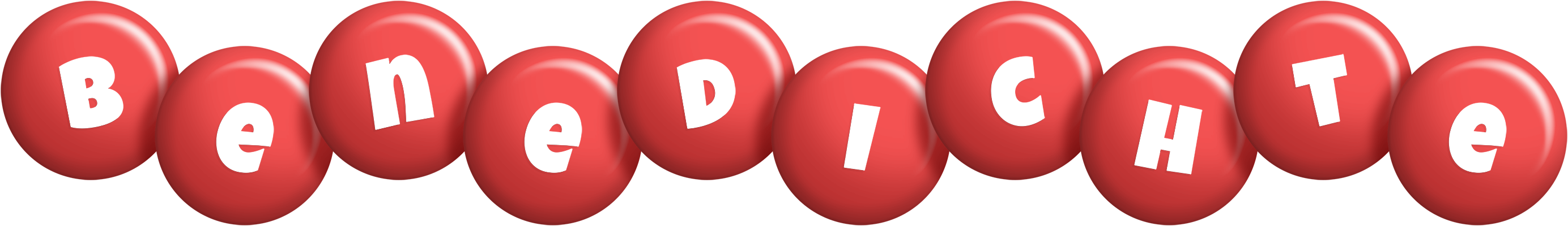 Benedichte candy-red logo