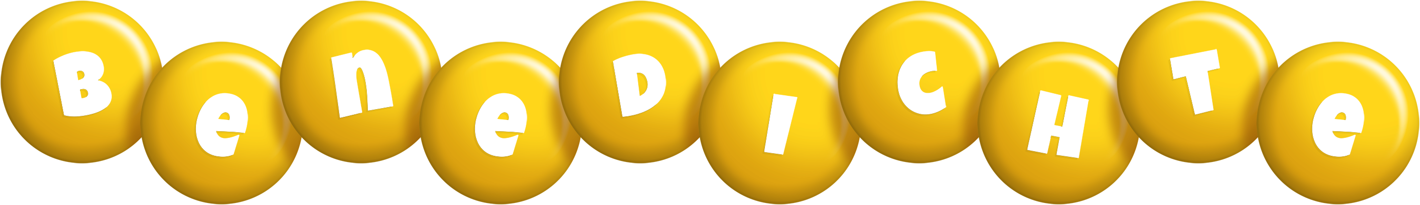 Benedichte candy-yellow logo
