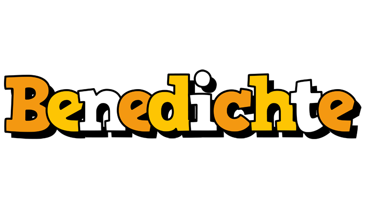 Benedichte cartoon logo