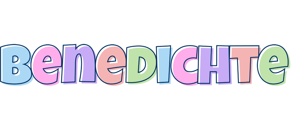 Benedichte pastel logo