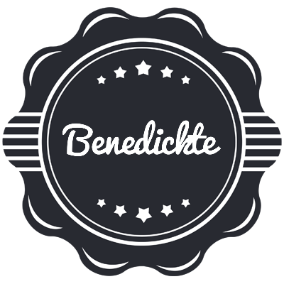 Benedickte badge logo