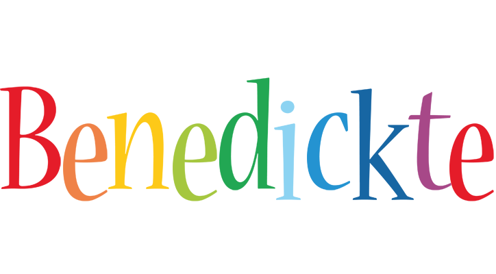 Benedickte birthday logo