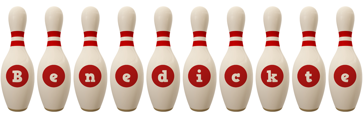 Benedickte bowling-pin logo