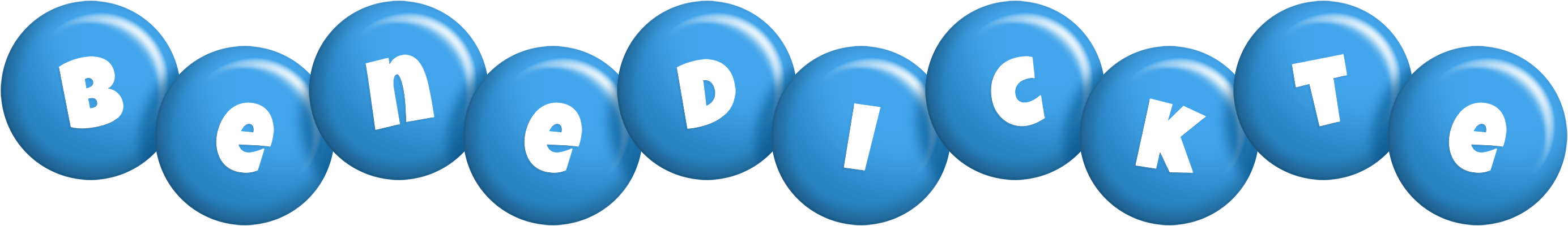 Benedickte candy-blue logo