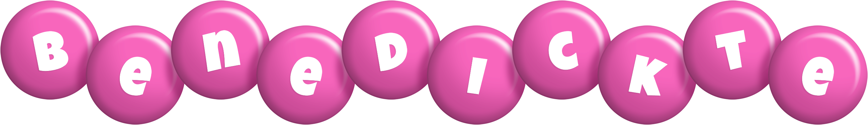 Benedickte candy-pink logo