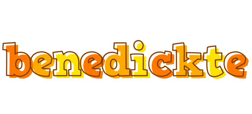 Benedickte desert logo