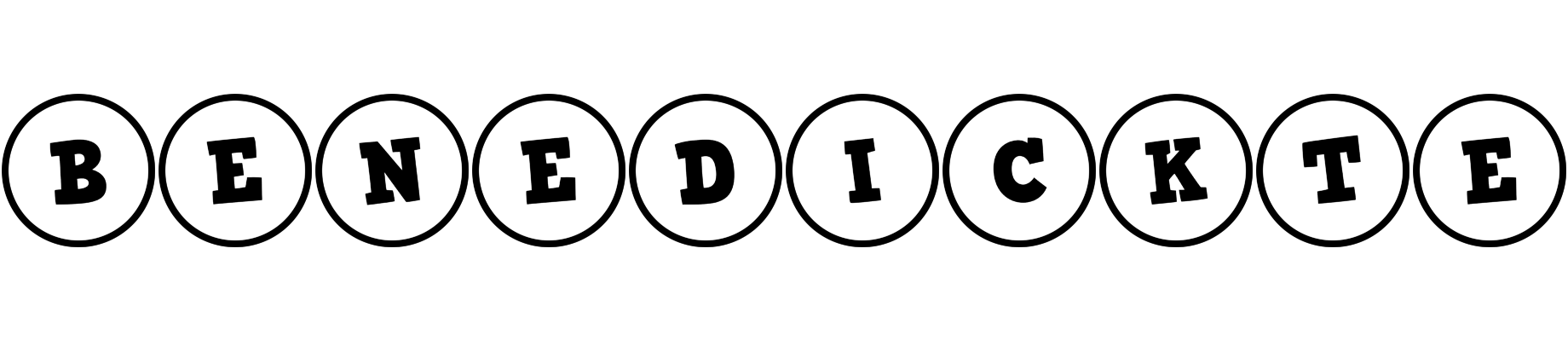 Benedickte handy logo
