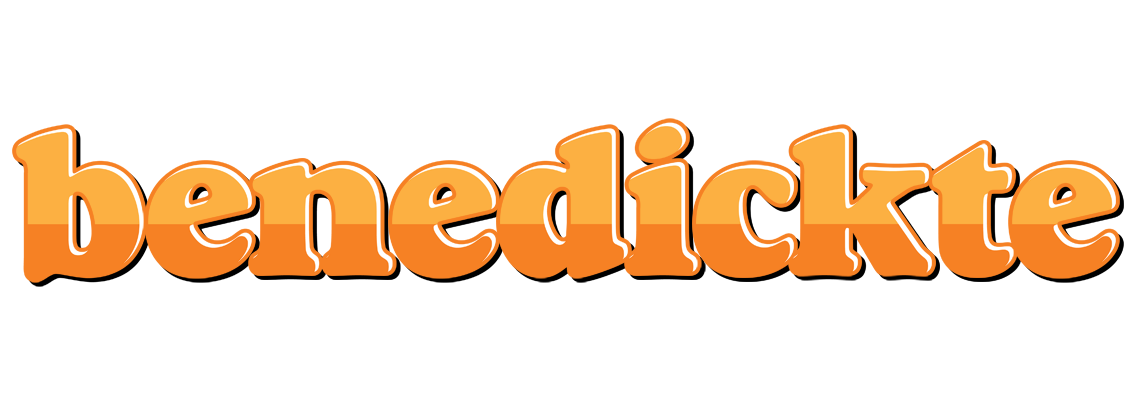 Benedickte orange logo