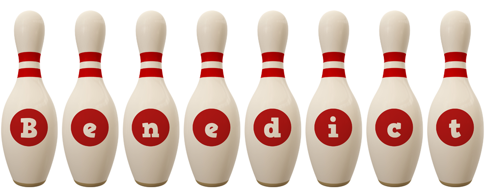 Benedict bowling-pin logo