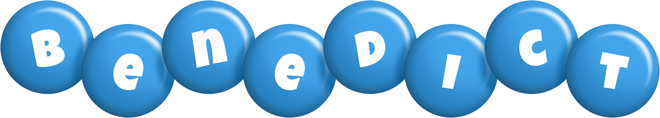 Benedict candy-blue logo
