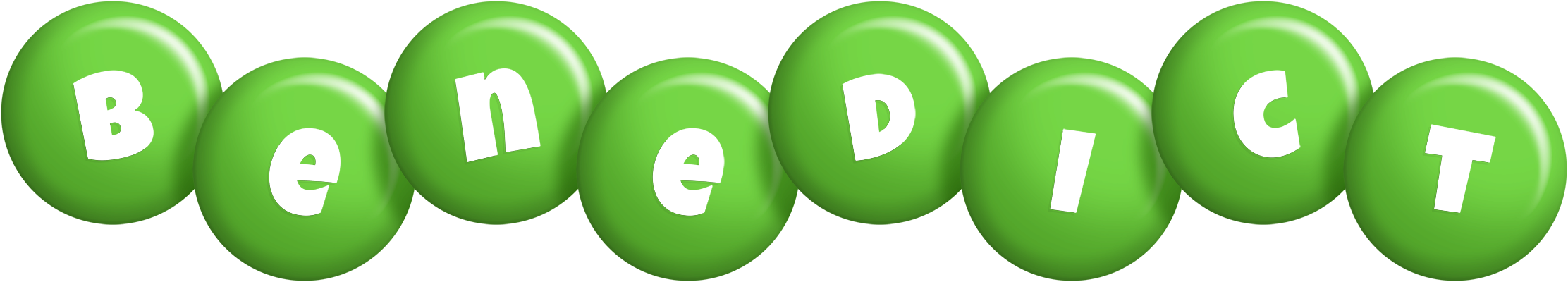 Benedict candy-green logo