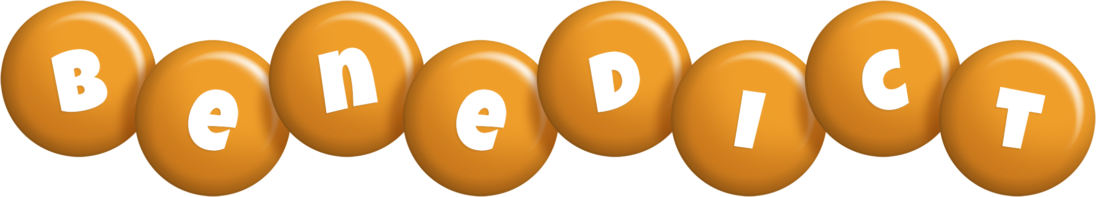Benedict candy-orange logo