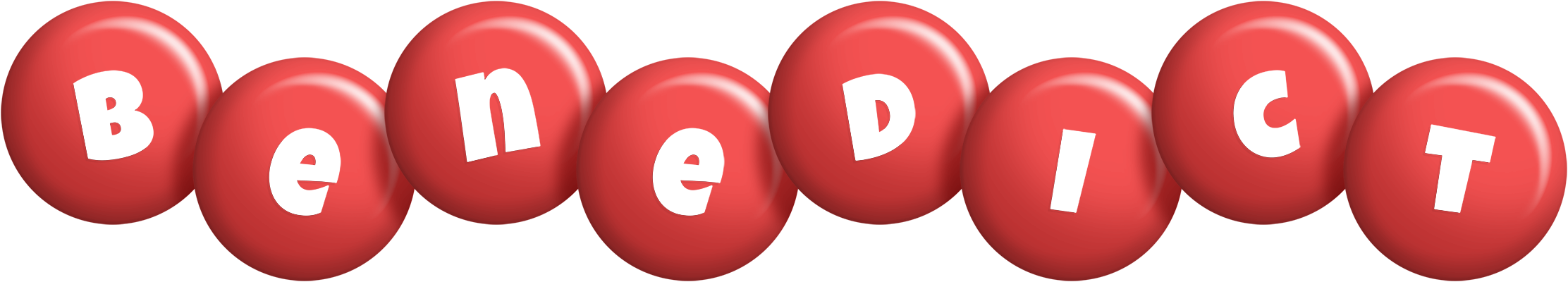 Benedict candy-red logo